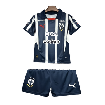 Camiseta y Pantalones Cortos para Niños Monterrey Home 24/25