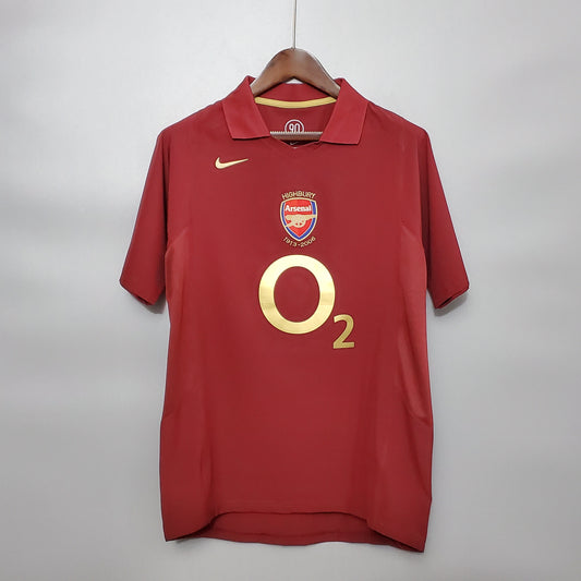 Camiseta Arsenal 2005/06 Retro