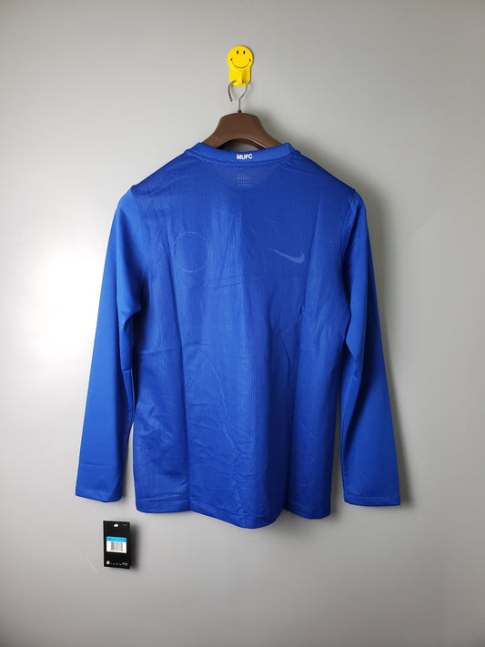 Camiseta Manga Larga Manchester United 07/08 - Azul