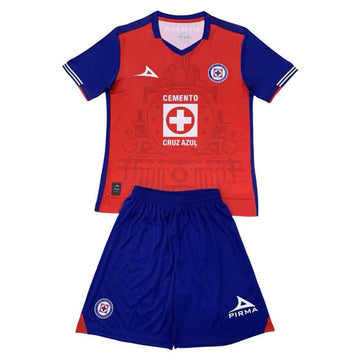 Camiseta y Pantalones Cortos para Niños Cruz Azul Third 24/25