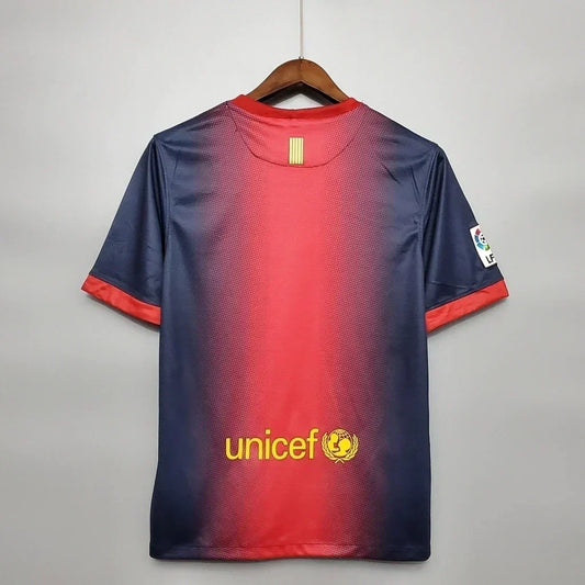 Camiseta Retro Barcelona 2012/13 Masculino Azul Grená