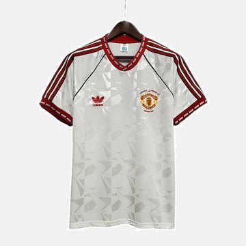 Camiseta Manchester United Retro 1991 Blanca -