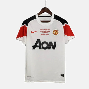 Camiseta Manchester United Retro 2010/2011 Blanca -