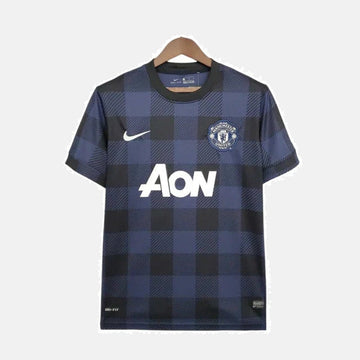 Camiseta Manchester United Retro 2013/2014 Azul Marinho -
