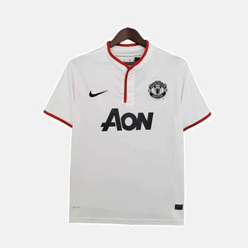 Camiseta Manchester United Retro 2013/2014 Blanca -