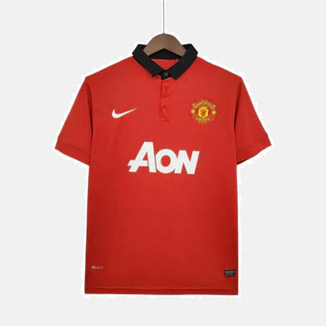 Camiseta Manchester United Retro 2013/2014 Roja -