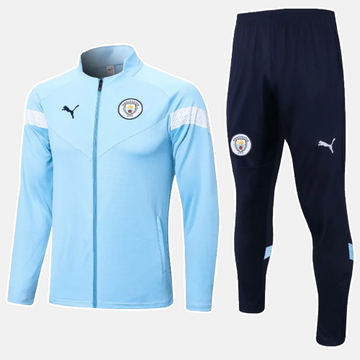 Conjunto de Viaje Manchester City - Masculino - Azul Claro