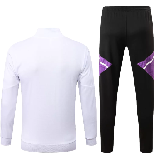 Conjunto de Viaje Real Madrid - Masculino - Blanco e Lilás
