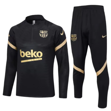 Conjunto de Entrenamiento Barcelona - Masculino - Negro