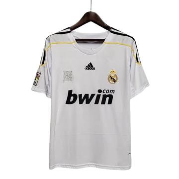 Camiseta Retro Real Madrid I Local 2009/10 Masculino Blanco